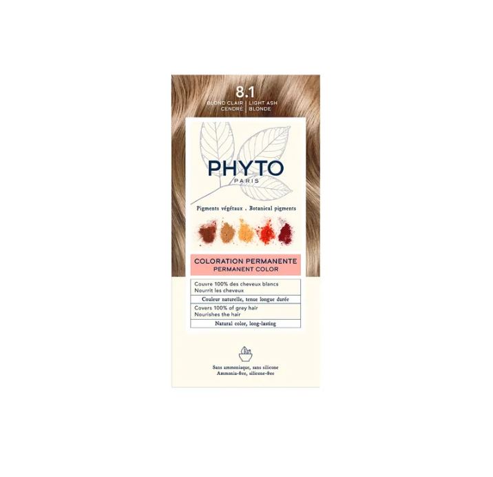 Phyto Coloration 8.1 Blond Clair Cendré Coloration Permanente 112ml Phyto Coloration 8.1 Blond Clair Cendré Coloration Permanente 112ml