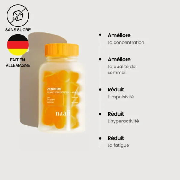ZenKids - Gommes safran TDAH