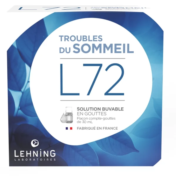 Lehning L72 Solution Buvable 30 ml Médicament Homéopathique Stress et Anxiété