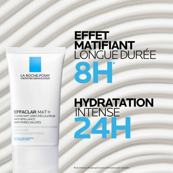 La Roche-Posay - Effaclar Mat Soin Hydratant Sébo-Régulateur 40ml -05 La Roche-Posay - Effaclar Mat Soin Hydratant Sébo-Régulateur 40ml – Image 4