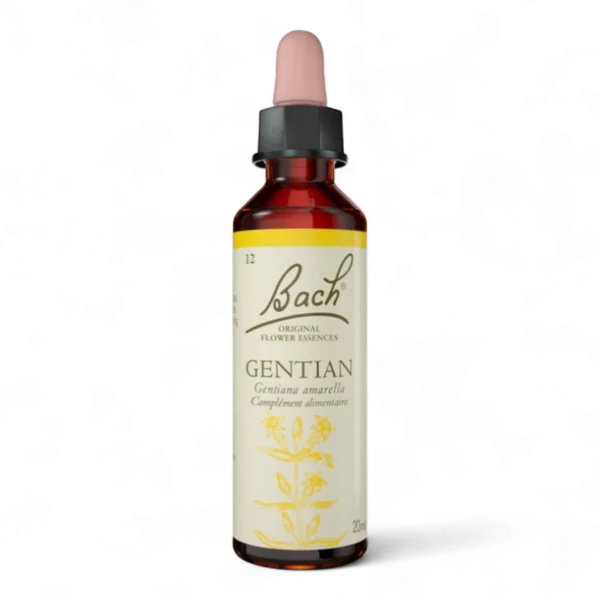 Fleur de Bach Bach Original - Fleur de Bach n°12 Gentian (Gentiane) - 20ml - Élixir floral original du Dr Bach