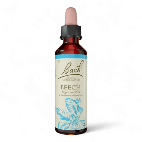 Fleur de Bach Bach Original - Fleur de Bach n°3 Beech (Hêtre) - 20ml - Élixir floral original du Dr Bach