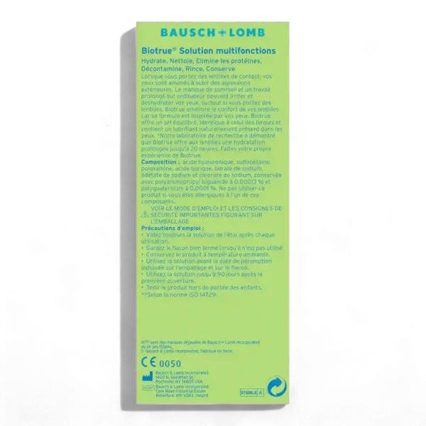 Bausch + Lomb Biotrue Solution lentilles Multifonctions 300 ml