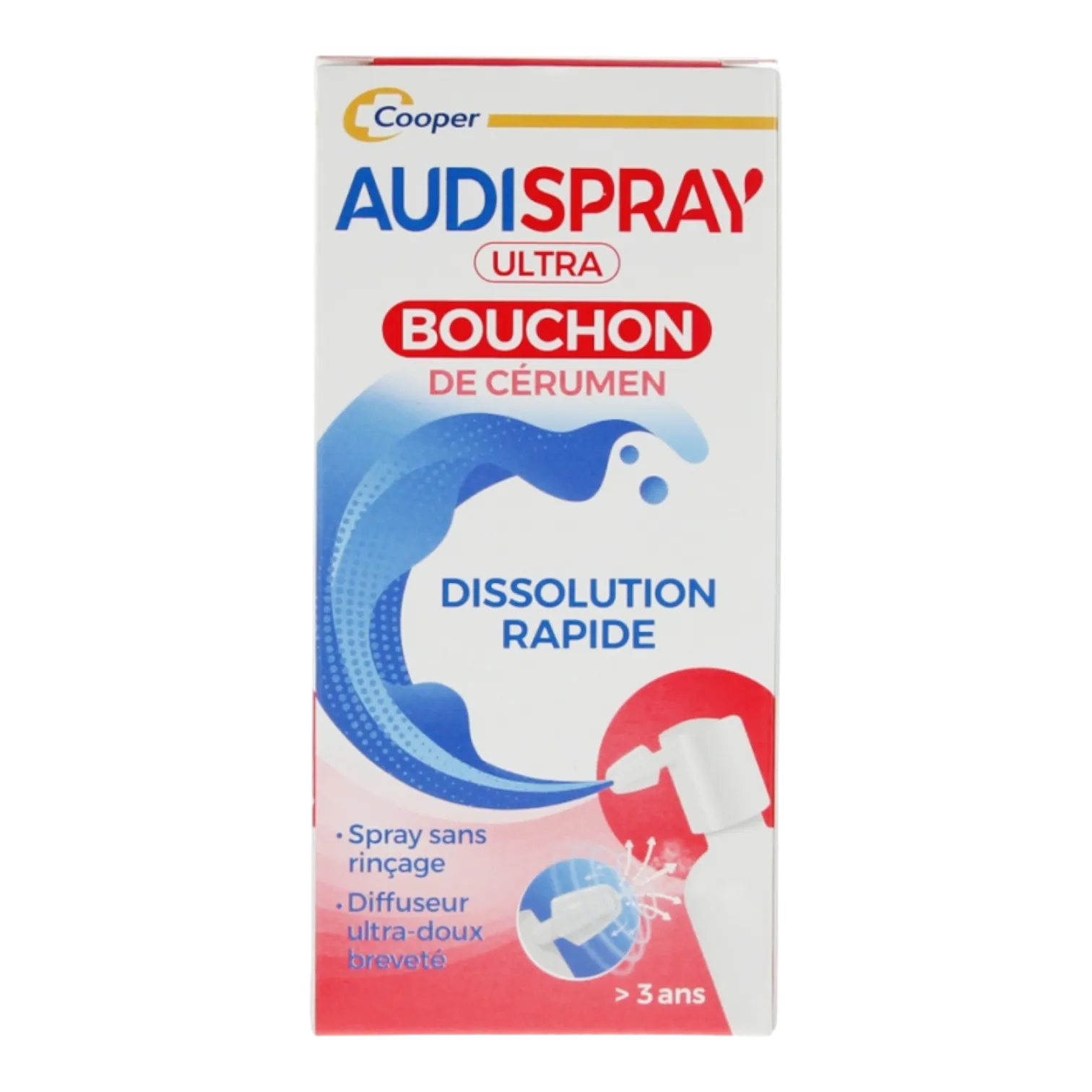 Audispray Ultra Bouchons de Cérumen 20 ml