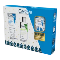 CeraVe Coffret Noël Hydratation Visage & Corps + Chaussettes
