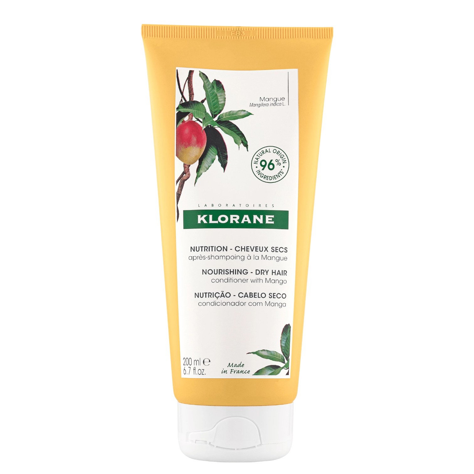 Klorane - Baume Après-Shampoing Nutrition au Beurre de Mangue - 200ml Klorane - Baume Après-Shampoing Nutrition au Beurre de Mangue - 200ml