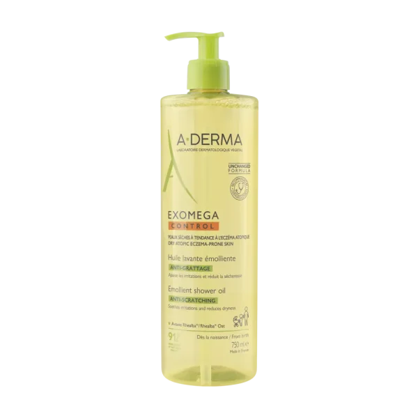 A-Derma Exomega Control Huile Lavante Anti-Démangeaisons 750ml