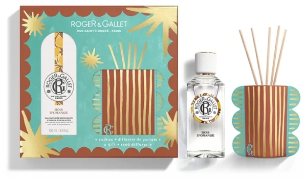 Roger & Gallet Coffret Bois d'Orange : Eau Parfumée 100ml + Diffuseur de Parfum Offert – Image 2