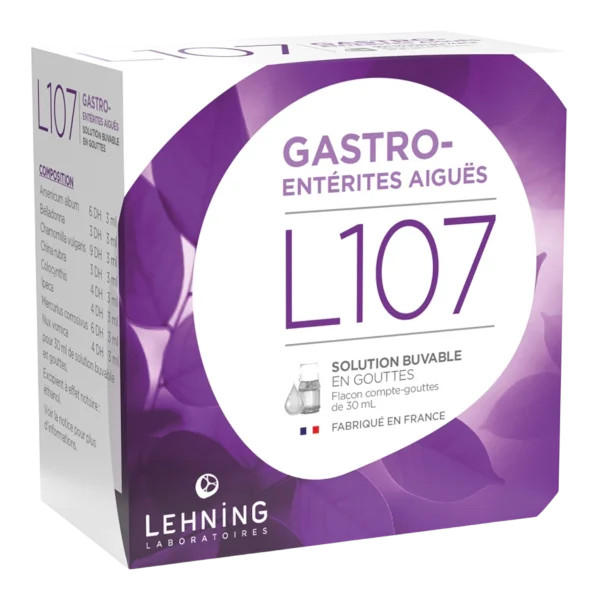 Lehning L107 Solution Buvable 30ml Traitement Gastro-entérites