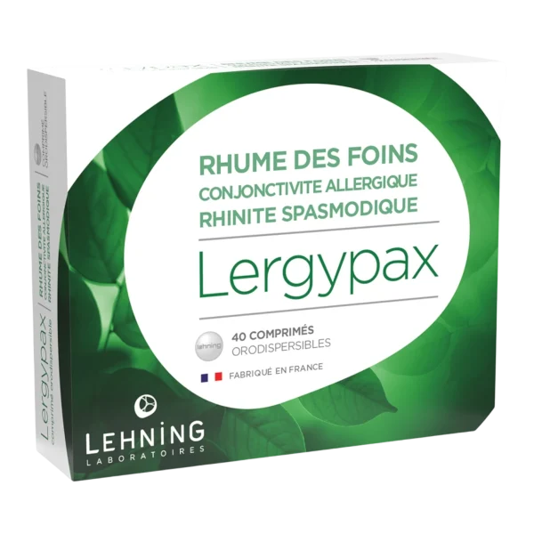Lehning Lergypax – Médicament Homéopathique Manifestations Allergiques (40 comprimés)