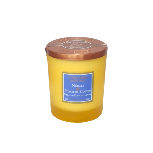 Bougie Parfumée Néroli & Fleur de Coton - Douceur Poudrée