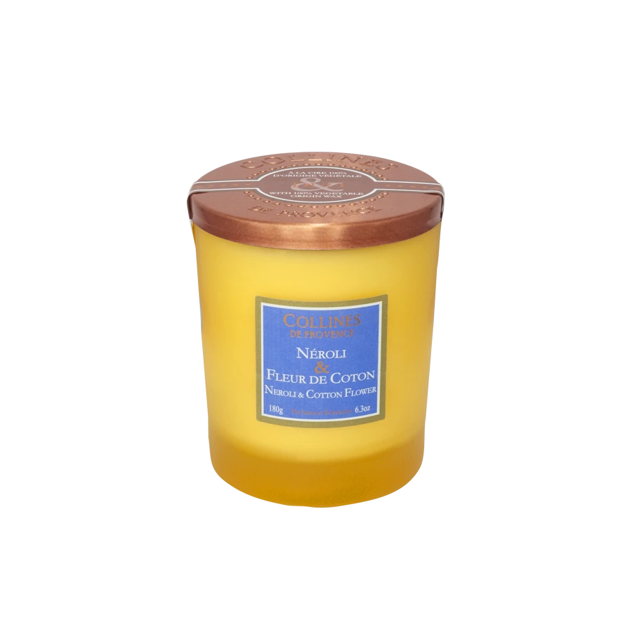Bougie Parfumée Néroli & Fleur de Coton - Douceur Poudrée