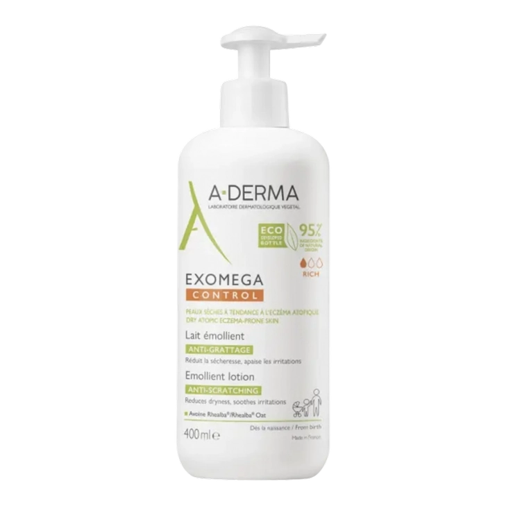 A-Derma Exomega Control - Lait Émollient Anti-Grattage
