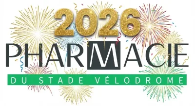 logo pharmacie du stade velodrome nouvel an 2026