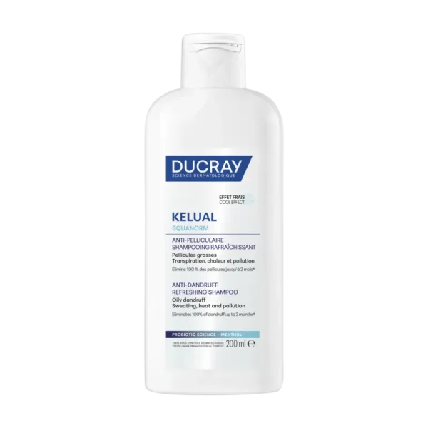 Ducray Kelual Squanorm - Shampooing Rafraîchissant Anti-Pelliculaire-200ml