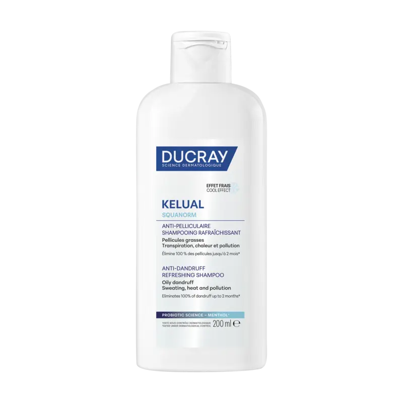 Ducray Kelual Squanorm - Shampooing Rafraîchissant Anti-Pelliculaire-200ml