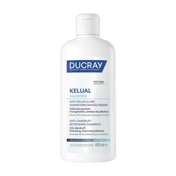 Ducray Kelual Squanorm - Shampooing Rafraîchissant Anti-Pelliculaire-400ml