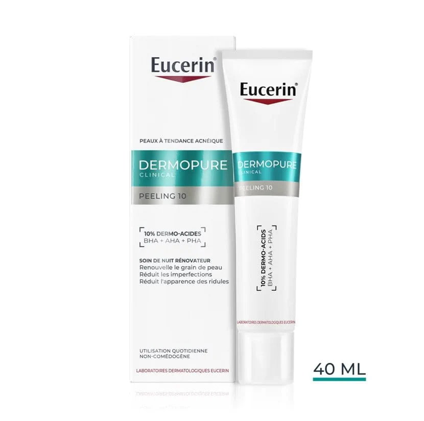 Eucerin DermoPure - Peeling 10 Soin de Nuit Rénovateur