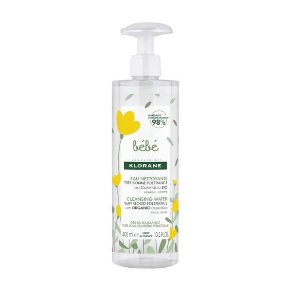 Klorane Bébé - Eau Nettoyante au Calendula BIO