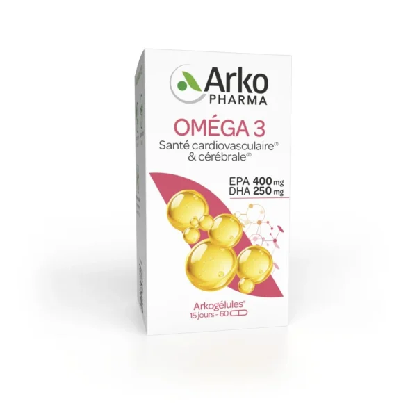 Arkogélules Oméga 3 - 60 capsules