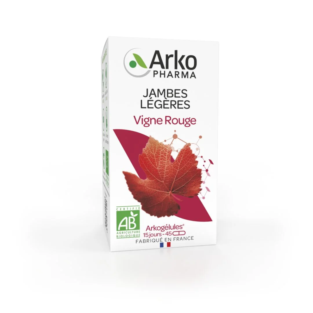 Arkogélules - Vigne rouge BIO - Image 1 Arkogélules - Vigne rouge BIO - 45 gélules