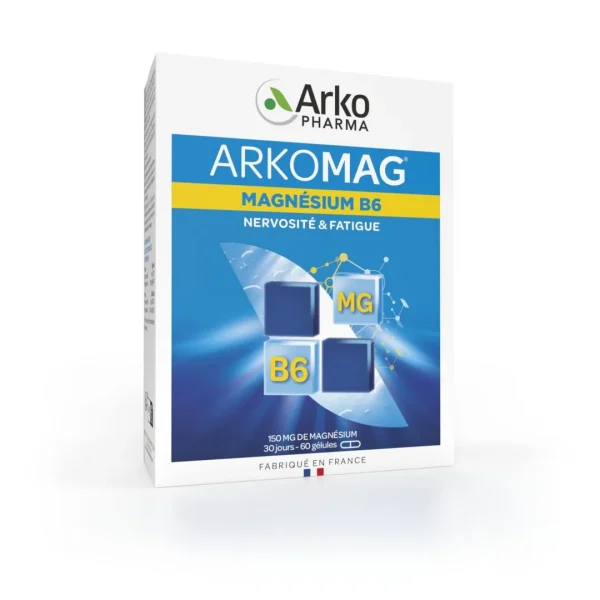Arkomag Magnésium B6 - 60 gélules