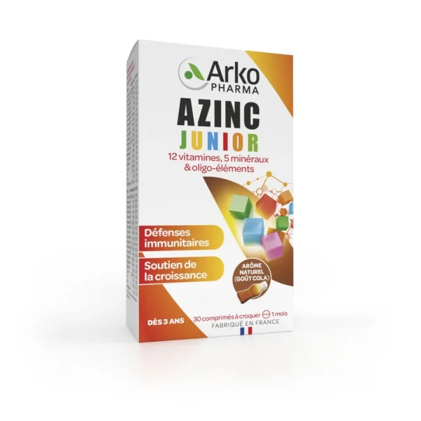 Azinc Junior - 30 comprimés / Cola