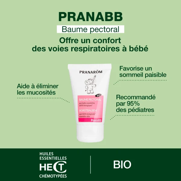 Baume pectoral bébé Bio