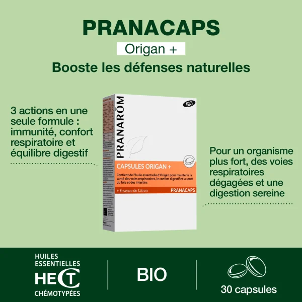 Capsules Origan + Bio