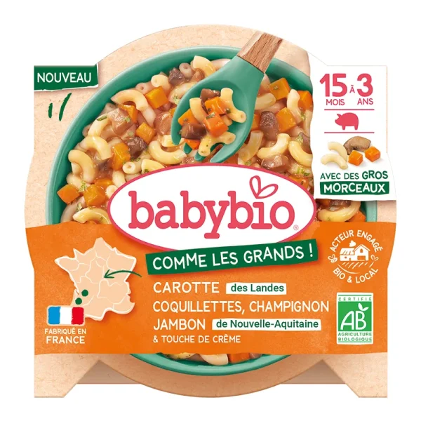 Carotte Coquillettes Jambon - 200g