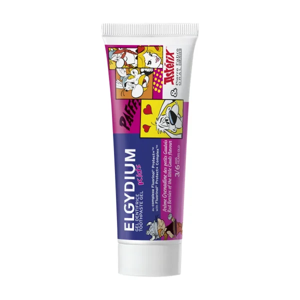 Dentifrice Astérix Arôme Grenadine 3-6 ans