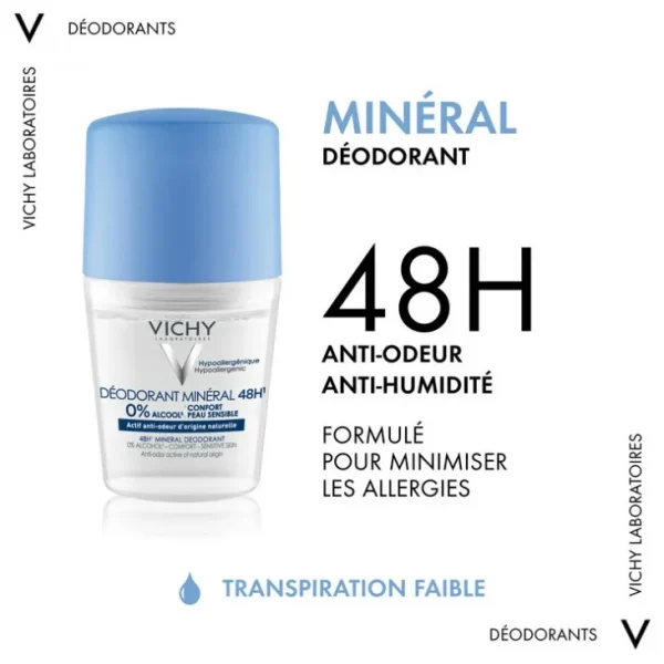 Déodorant Minéral 48H Roll-On