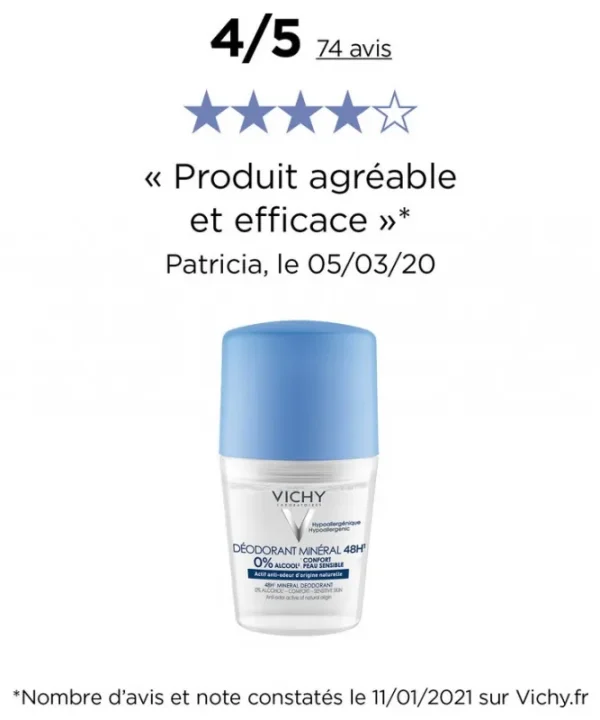 Déodorant Minéral 48H Roll-On