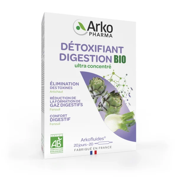 Détoxifiant digestion BIO - 20 ampoules