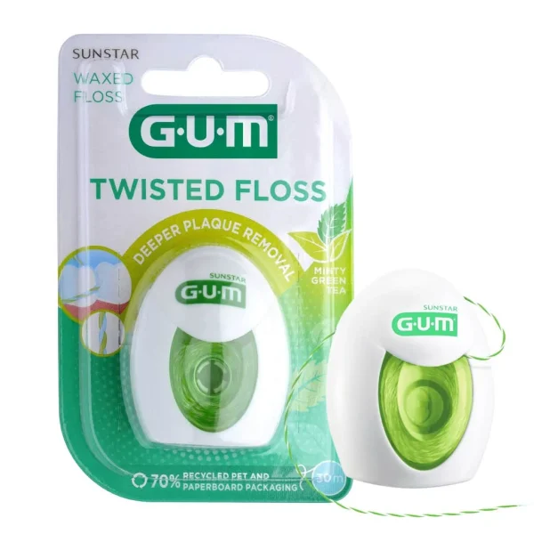 Fil dentaire GUM Twisted Floss - 30m