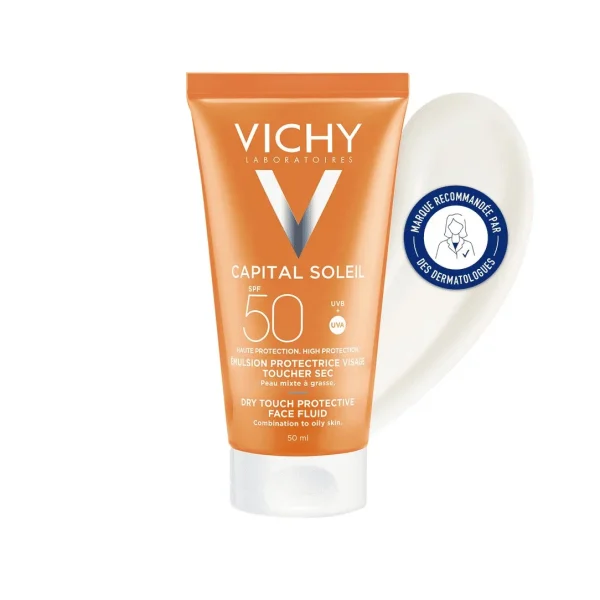 Fluide Visage Toucher Sec SPF 50+ - 50ml