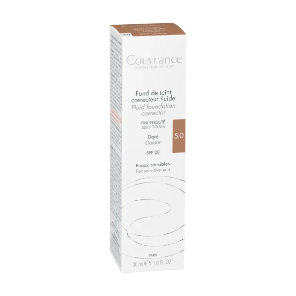 Fond de teint correcteur fluide