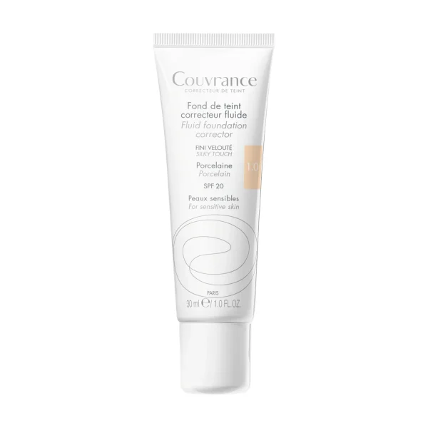 Fond de teint correcteur fluide - Porcelaine 1.0