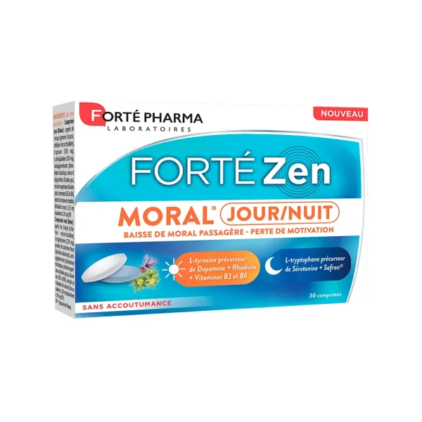 FortéZen Moral Jour/Nuit - 30 comprimés