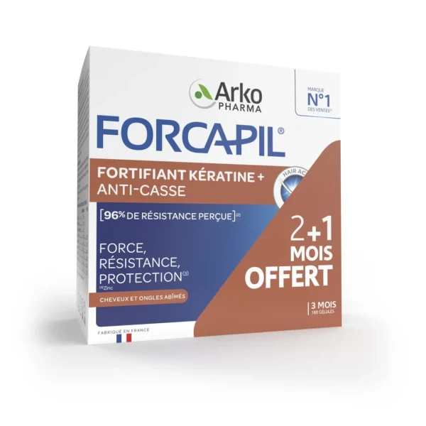 Fortifiant Kératine+ - 180 gélules