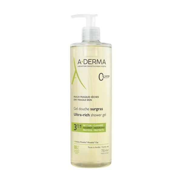Gel douche surgras 750 ml