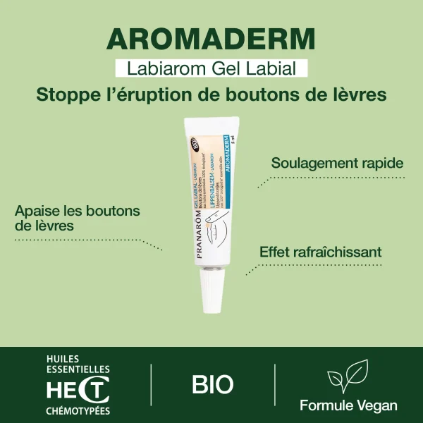 Gel labial pour boutons Bio