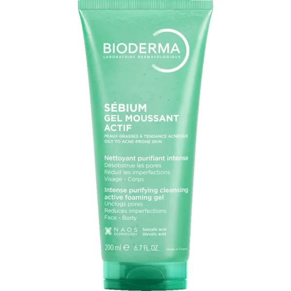 Gel moussant actif