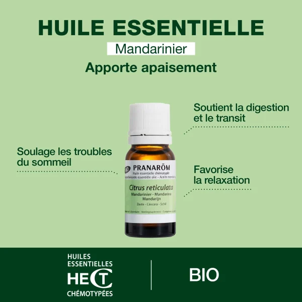 Huile Essentielle de Mandarinier Bio