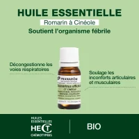 Huile Essentielle de Romarin à cinéole