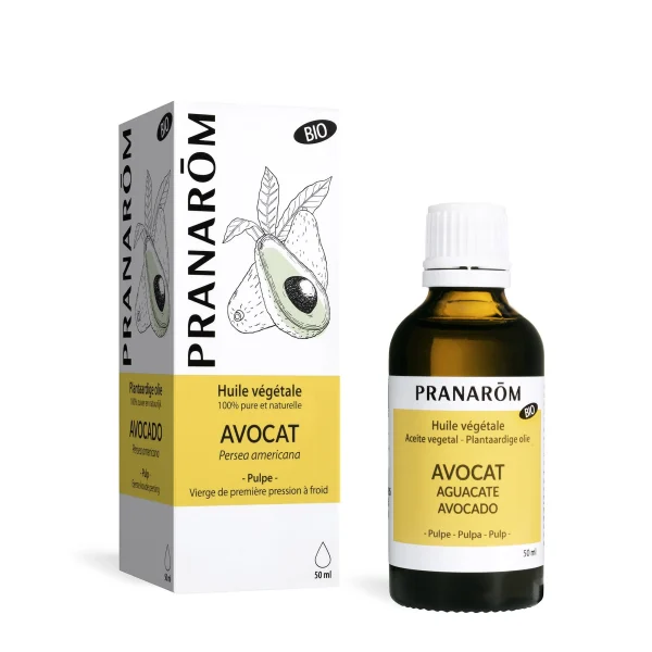 Huile Végétale d'Avocat Bio - 50ml
