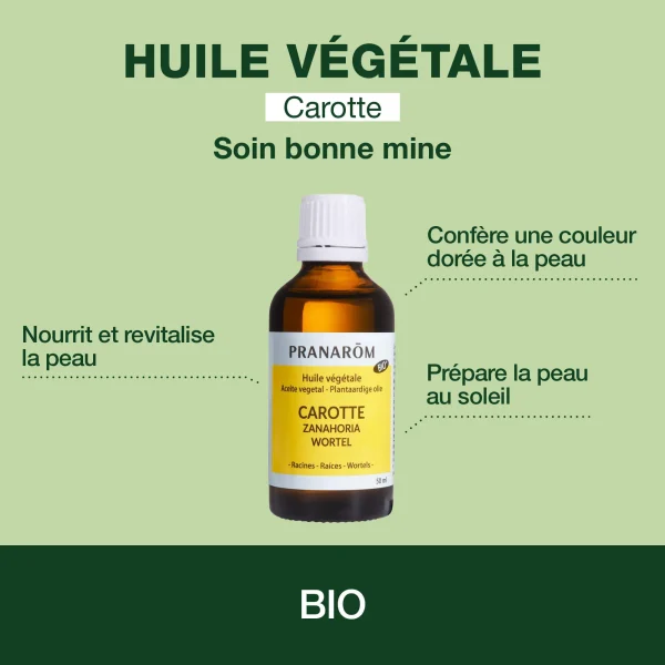Huile Végétale de Carotte Bio