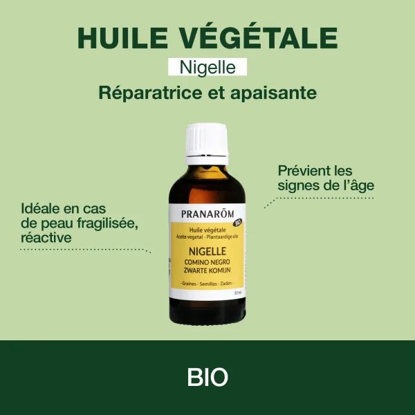 Huile Végétale de Nigelle Bio