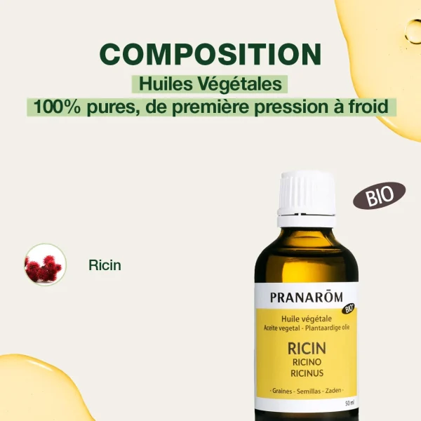 Huile Végétale de Ricin Bio