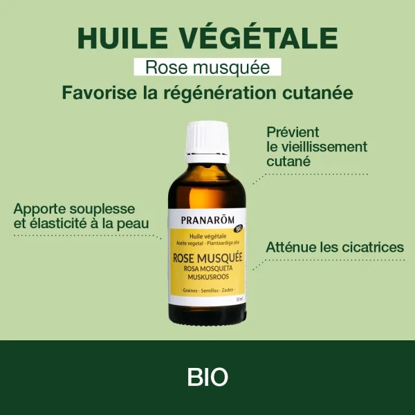 Huile Végétale de Rose musquée